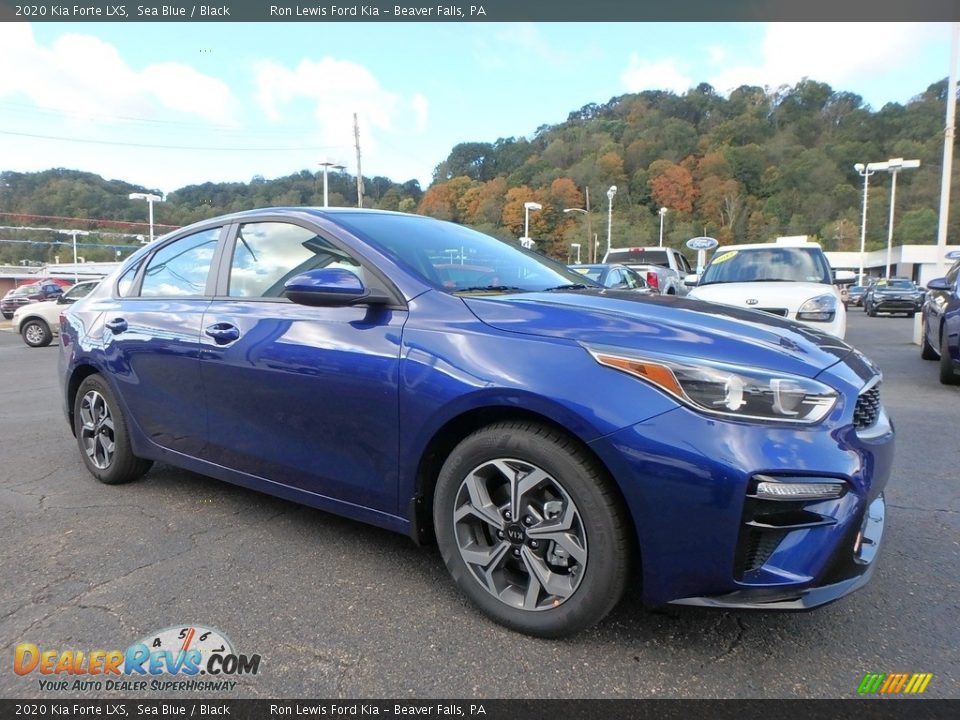 2020 Kia Forte LXS Sea Blue / Black Photo #9