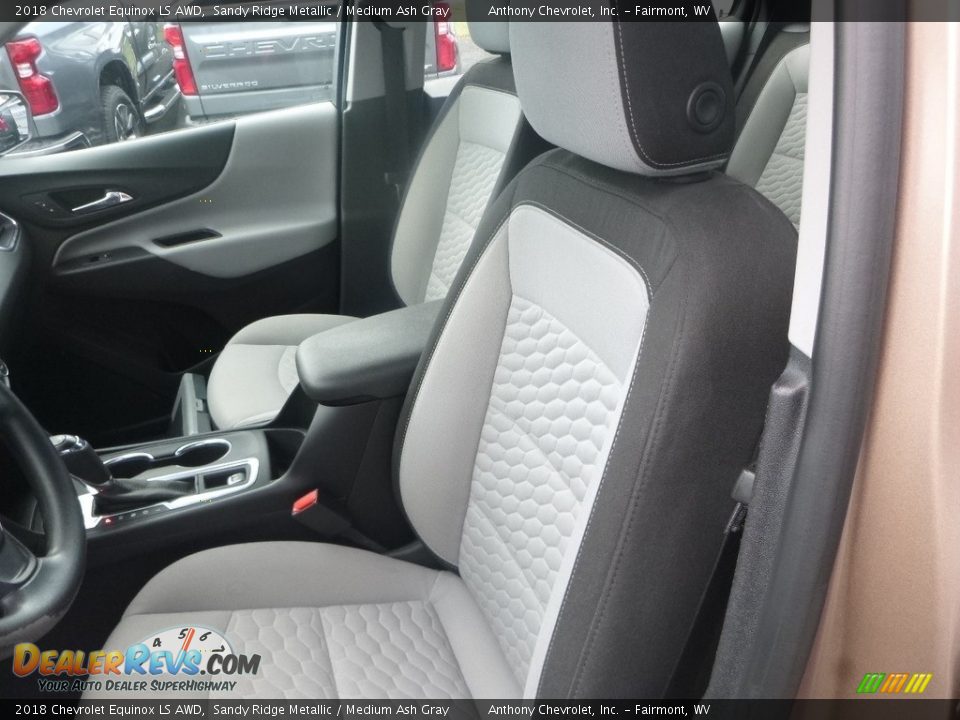 2018 Chevrolet Equinox LS AWD Sandy Ridge Metallic / Medium Ash Gray Photo #12