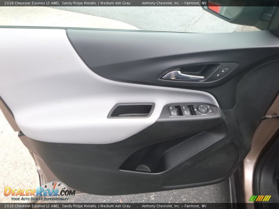2018 Chevrolet Equinox LS AWD Sandy Ridge Metallic / Medium Ash Gray Photo #13