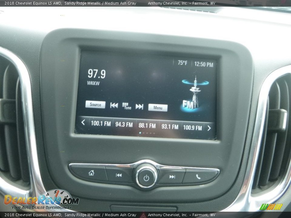 2018 Chevrolet Equinox LS AWD Sandy Ridge Metallic / Medium Ash Gray Photo #15