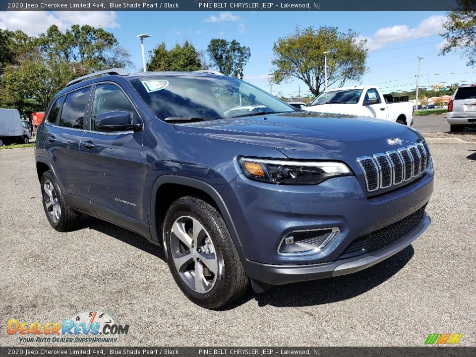 2020 Jeep Cherokee Limited 4x4 Blue Shade Pearl / Black Photo #1