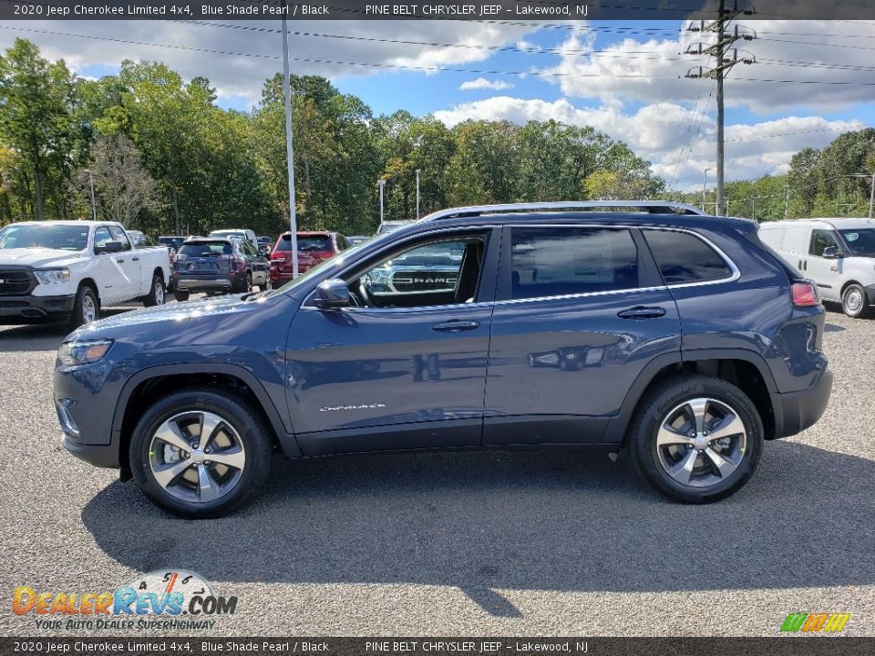 2020 Jeep Cherokee Limited 4x4 Blue Shade Pearl / Black Photo #3