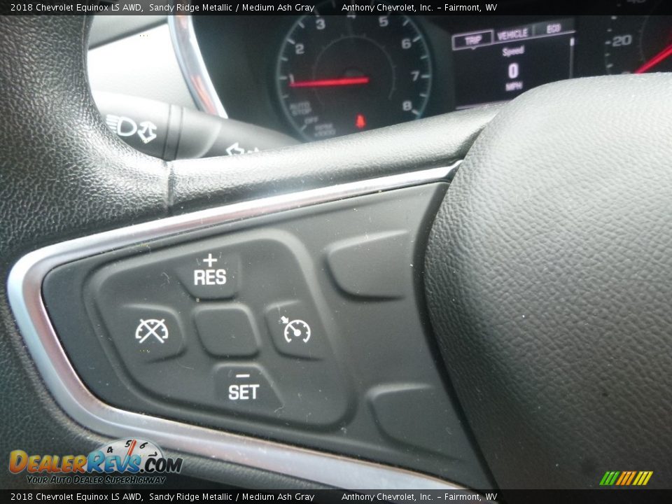 2018 Chevrolet Equinox LS AWD Sandy Ridge Metallic / Medium Ash Gray Photo #19