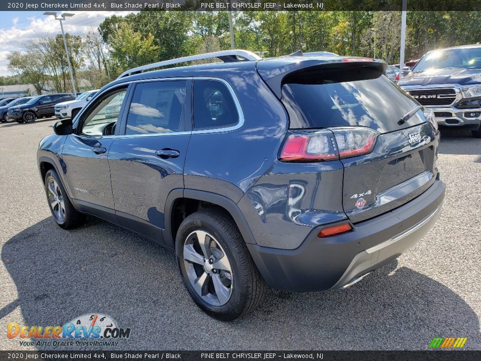2020 Jeep Cherokee Limited 4x4 Blue Shade Pearl / Black Photo #4