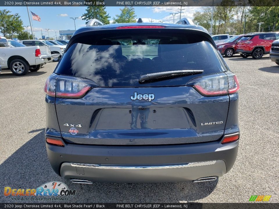 2020 Jeep Cherokee Limited 4x4 Blue Shade Pearl / Black Photo #5