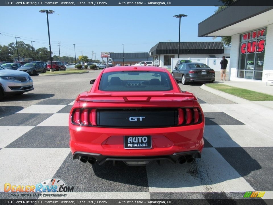 2018 Ford Mustang GT Premium Fastback Race Red / Ebony Photo #4