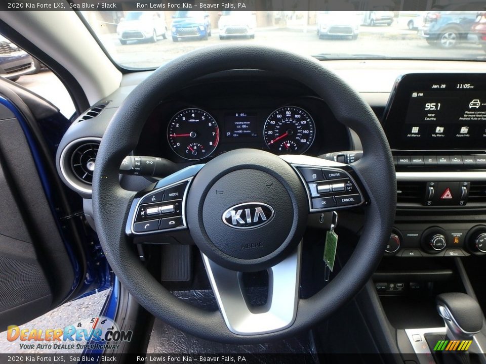 2020 Kia Forte LXS Sea Blue / Black Photo #18