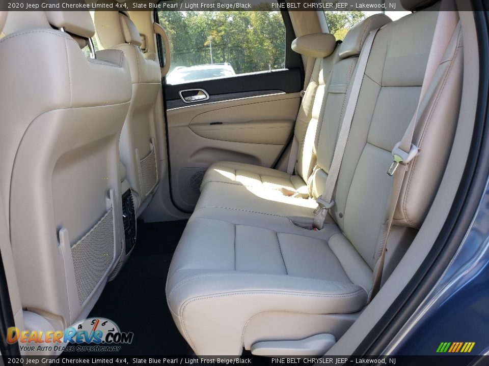 2020 Jeep Grand Cherokee Limited 4x4 Slate Blue Pearl / Light Frost Beige/Black Photo #6