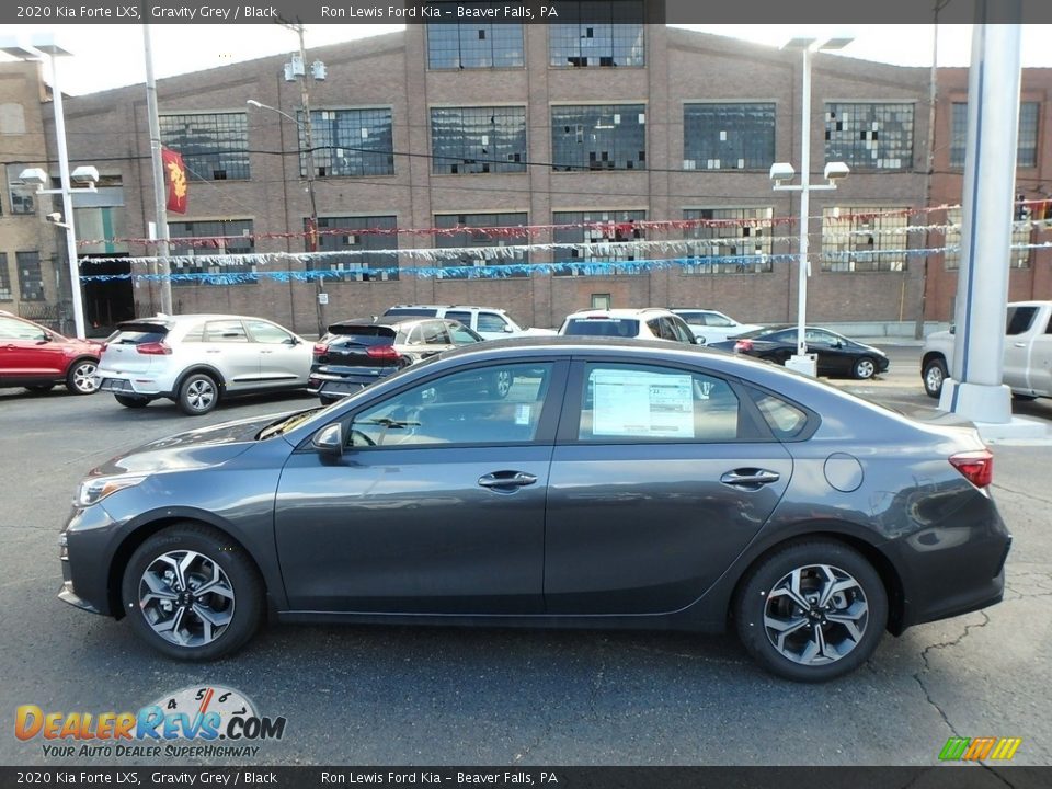 2020 Kia Forte LXS Gravity Grey / Black Photo #6