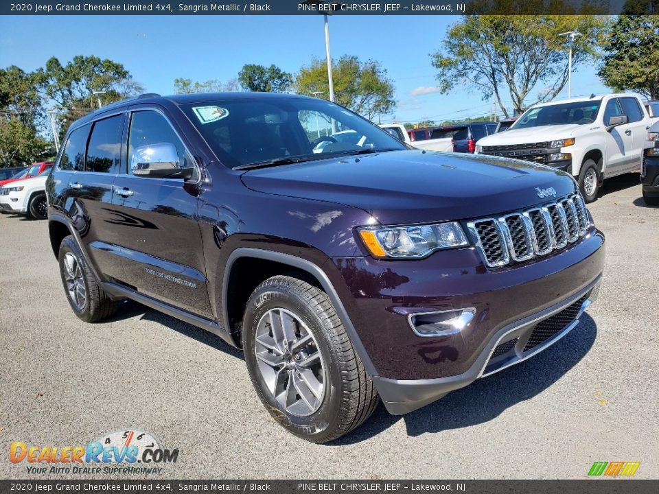Front 3/4 View of 2020 Jeep Grand Cherokee Limited 4x4 Photo #1