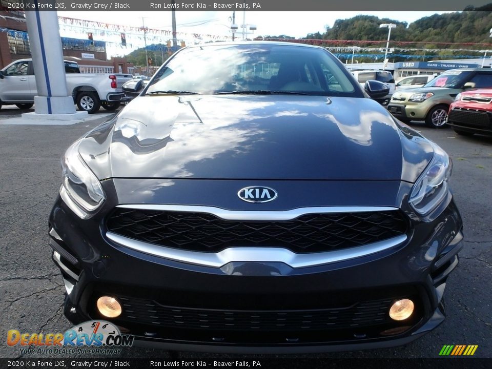 2020 Kia Forte LXS Gravity Grey / Black Photo #8