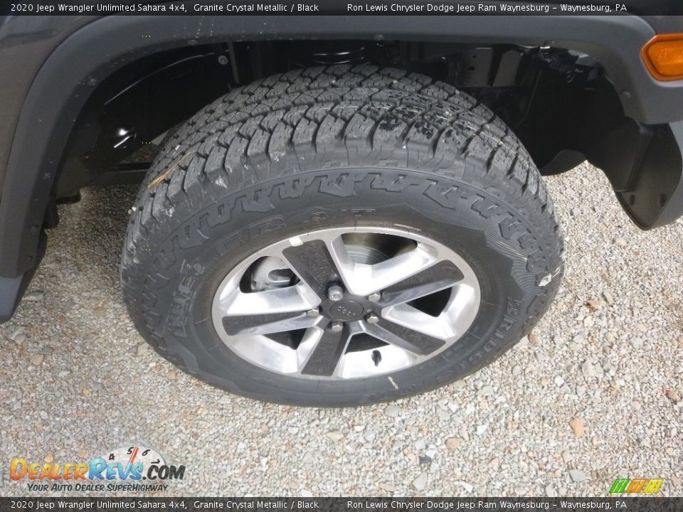 2020 Jeep Wrangler Unlimited Sahara 4x4 Granite Crystal Metallic / Black Photo #9