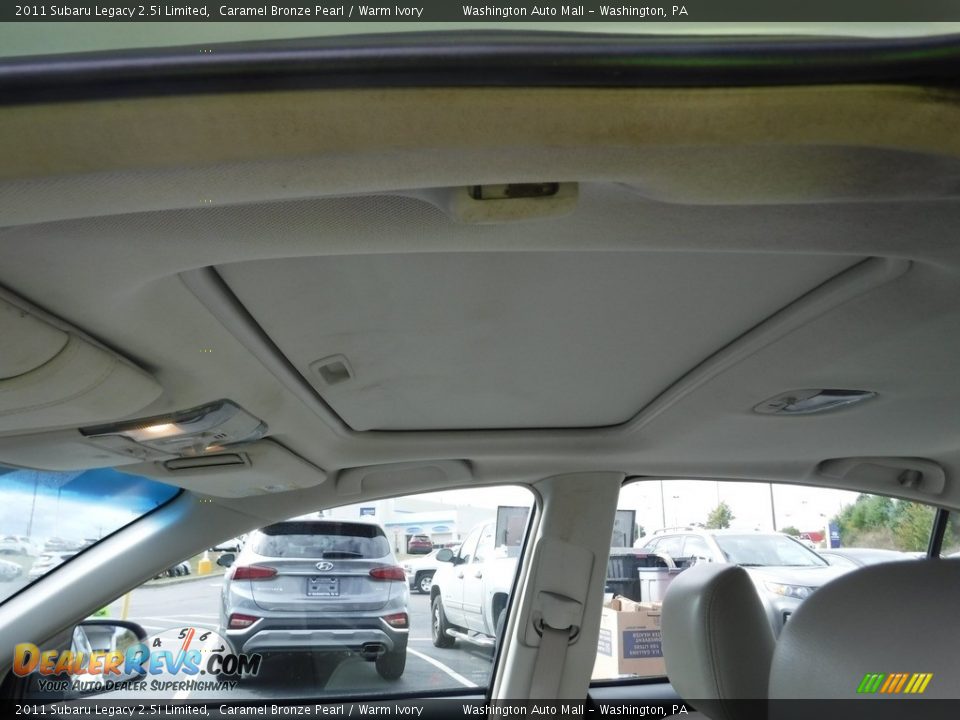 2011 Subaru Legacy 2.5i Limited Caramel Bronze Pearl / Warm Ivory Photo #12