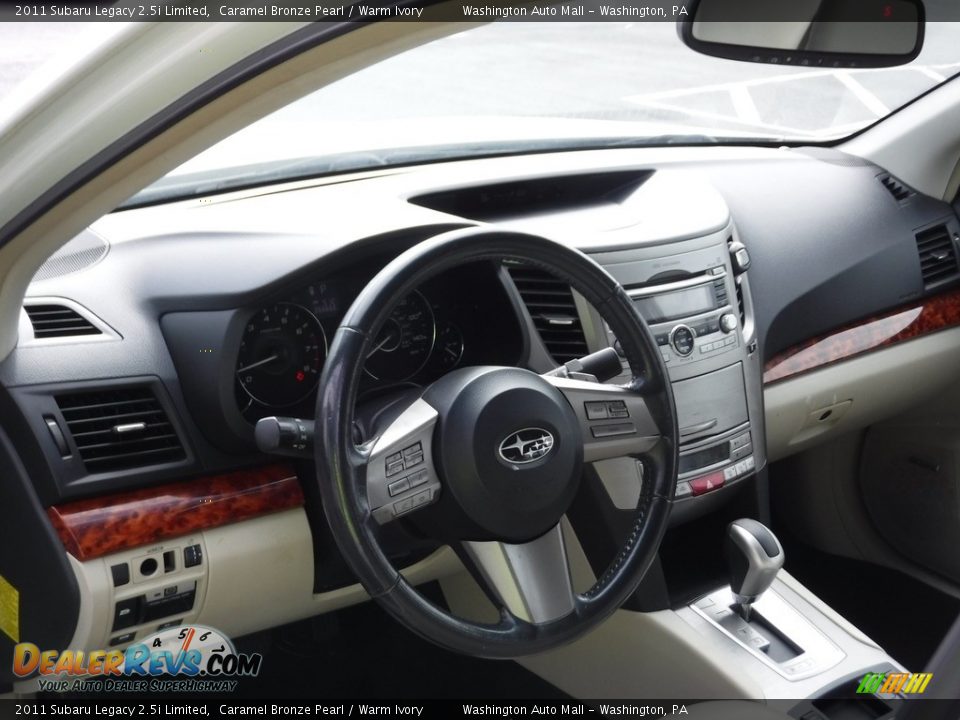 2011 Subaru Legacy 2.5i Limited Caramel Bronze Pearl / Warm Ivory Photo #13