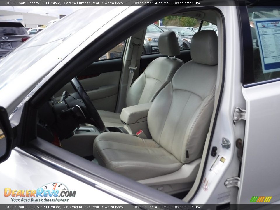 2011 Subaru Legacy 2.5i Limited Caramel Bronze Pearl / Warm Ivory Photo #14