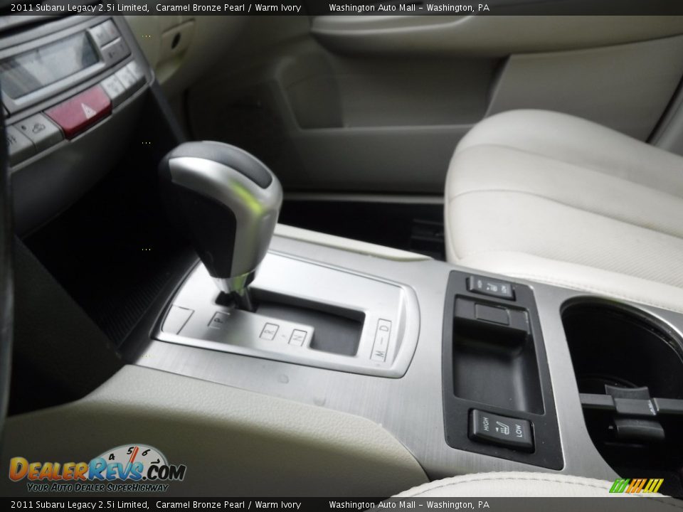 2011 Subaru Legacy 2.5i Limited Caramel Bronze Pearl / Warm Ivory Photo #19