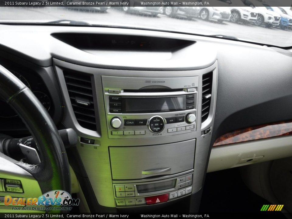 2011 Subaru Legacy 2.5i Limited Caramel Bronze Pearl / Warm Ivory Photo #21