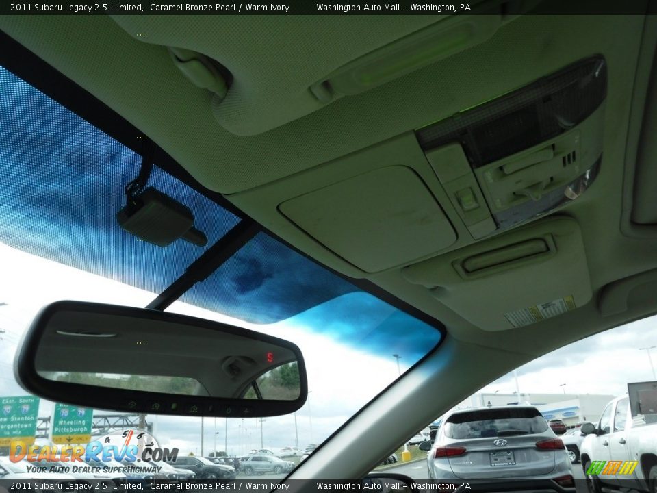 2011 Subaru Legacy 2.5i Limited Caramel Bronze Pearl / Warm Ivory Photo #24