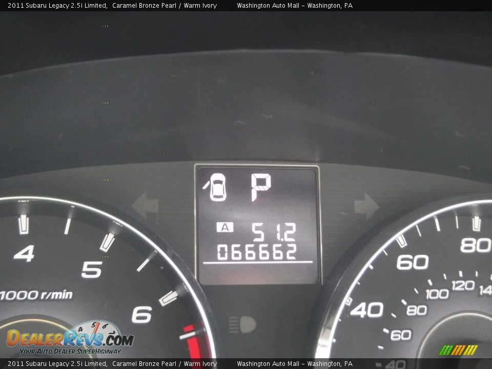 2011 Subaru Legacy 2.5i Limited Caramel Bronze Pearl / Warm Ivory Photo #27