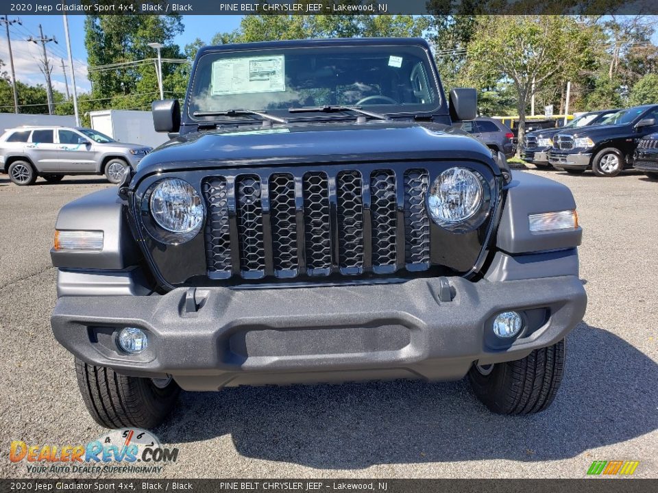 2020 Jeep Gladiator Sport 4x4 Black / Black Photo #2