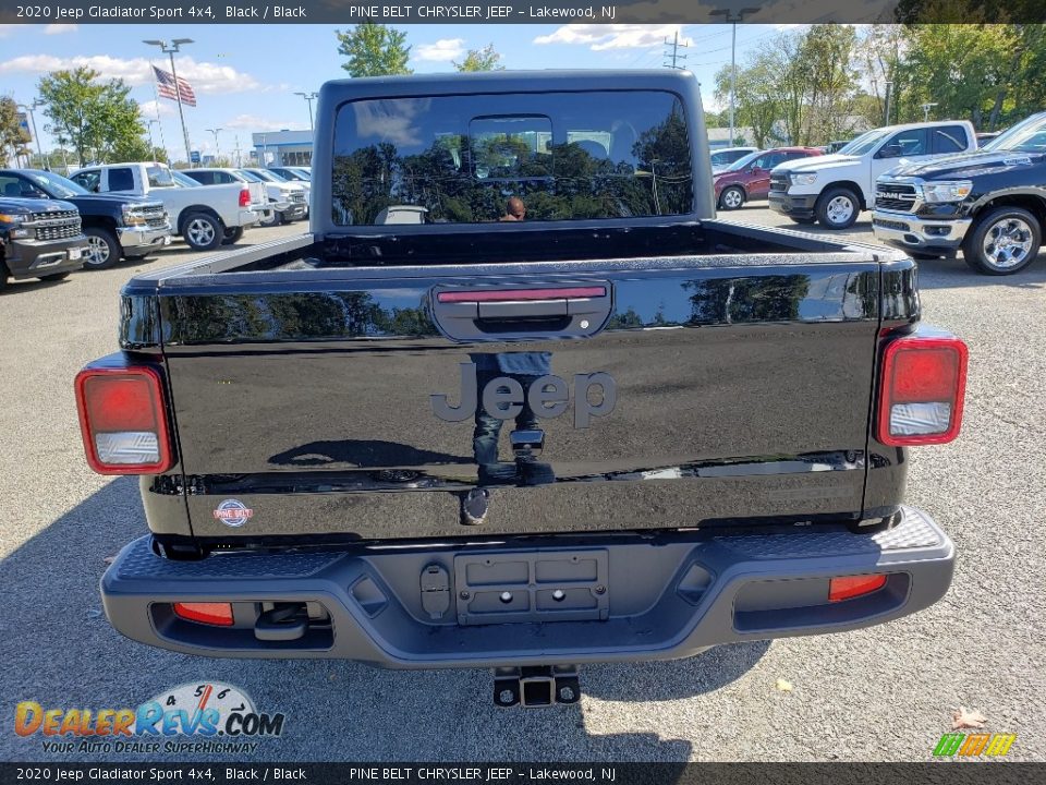 2020 Jeep Gladiator Sport 4x4 Black / Black Photo #5