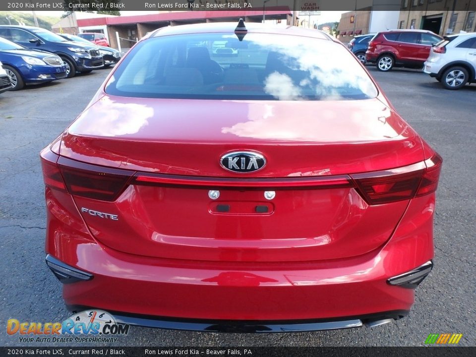 2020 Kia Forte LXS Currant Red / Black Photo #4