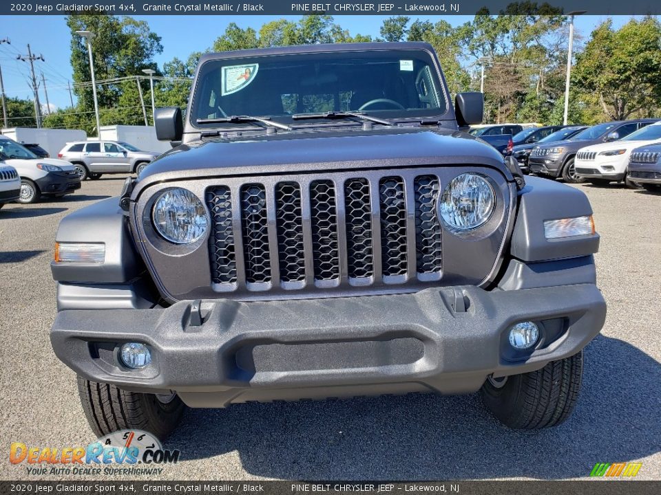 2020 Jeep Gladiator Sport 4x4 Granite Crystal Metallic / Black Photo #2