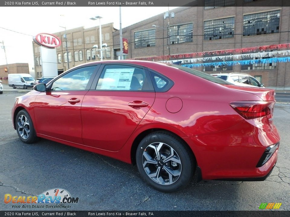 2020 Kia Forte LXS Currant Red / Black Photo #5
