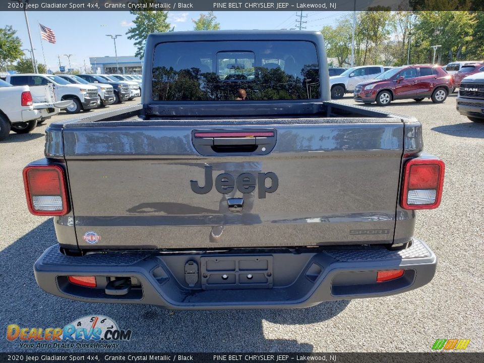 2020 Jeep Gladiator Sport 4x4 Granite Crystal Metallic / Black Photo #5