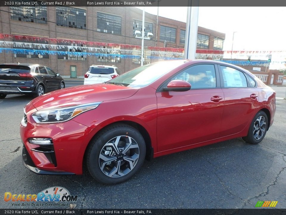 2020 Kia Forte LXS Currant Red / Black Photo #7