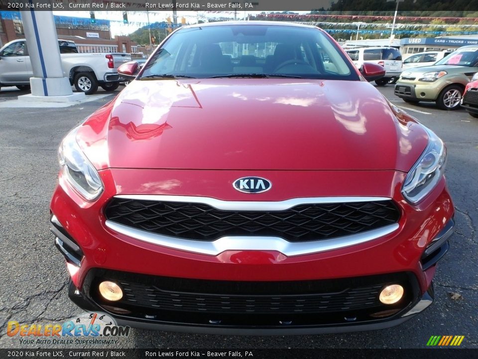 2020 Kia Forte LXS Currant Red / Black Photo #8
