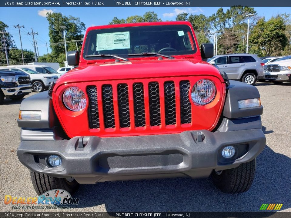 2020 Jeep Gladiator Sport 4x4 Firecracker Red / Black Photo #2