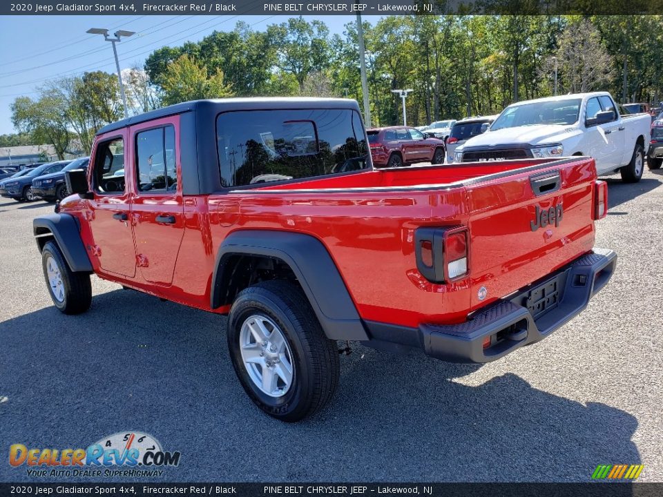 2020 Jeep Gladiator Sport 4x4 Firecracker Red / Black Photo #4
