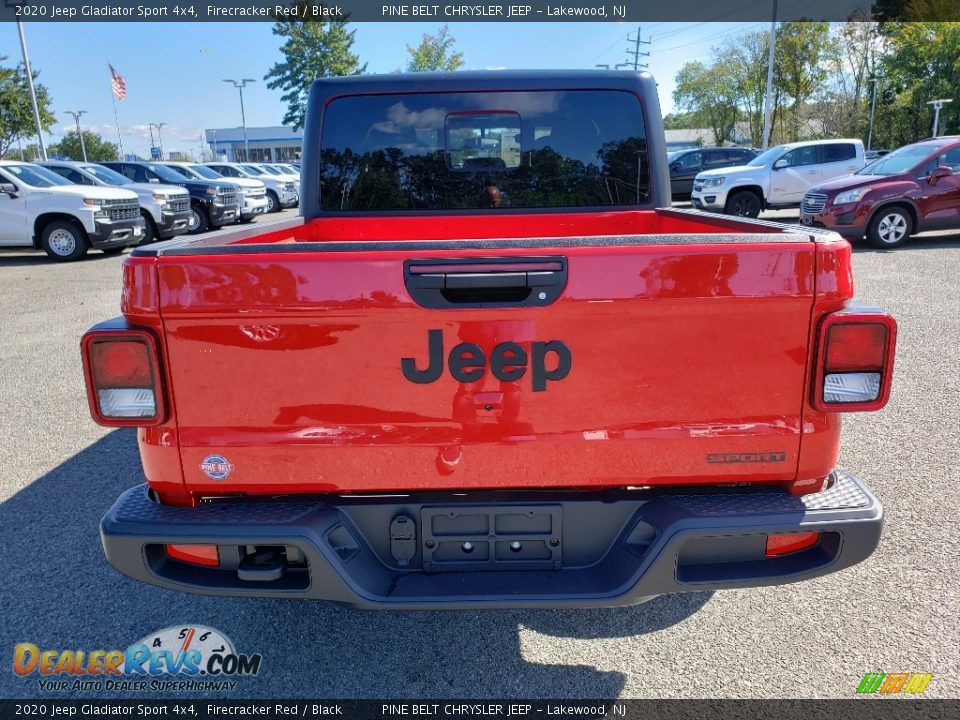 2020 Jeep Gladiator Sport 4x4 Firecracker Red / Black Photo #5