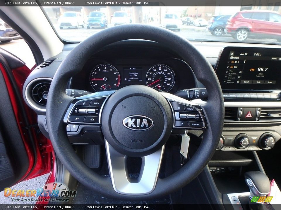 2020 Kia Forte LXS Currant Red / Black Photo #18