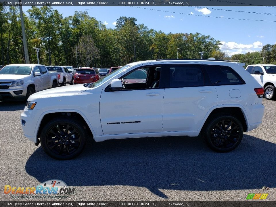 2020 Jeep Grand Cherokee Altitude 4x4 Bright White / Black Photo #3