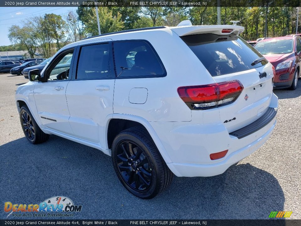 2020 Jeep Grand Cherokee Altitude 4x4 Bright White / Black Photo #4