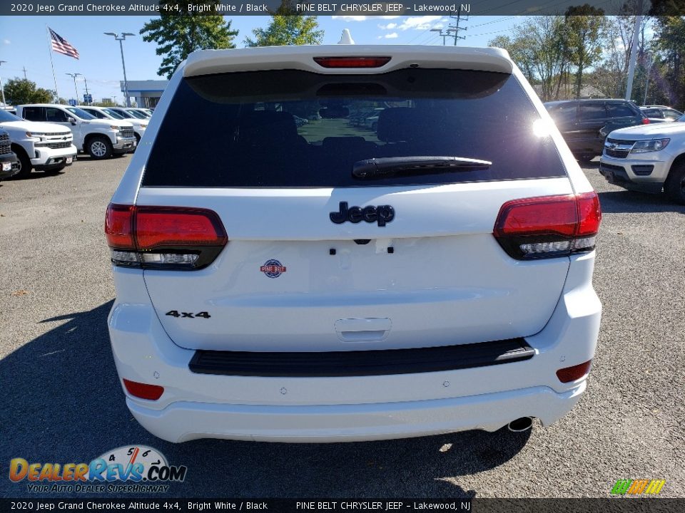 2020 Jeep Grand Cherokee Altitude 4x4 Bright White / Black Photo #5