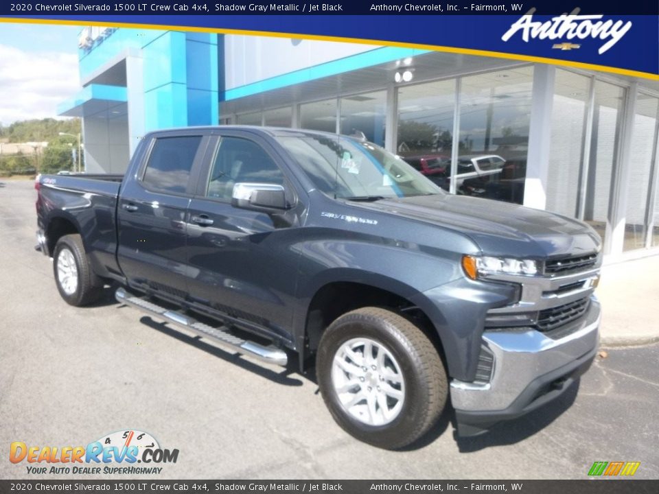 2020 Chevrolet Silverado 1500 LT Crew Cab 4x4 Shadow Gray Metallic / Jet Black Photo #1