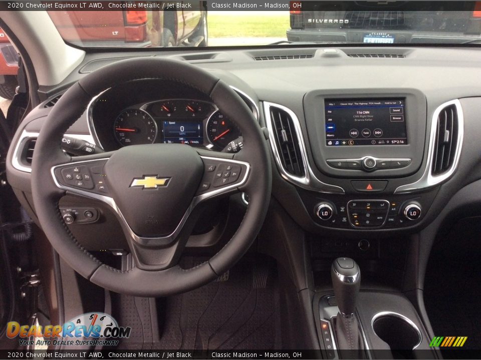 2020 Chevrolet Equinox LT AWD Chocolate Metallic / Jet Black Photo #3