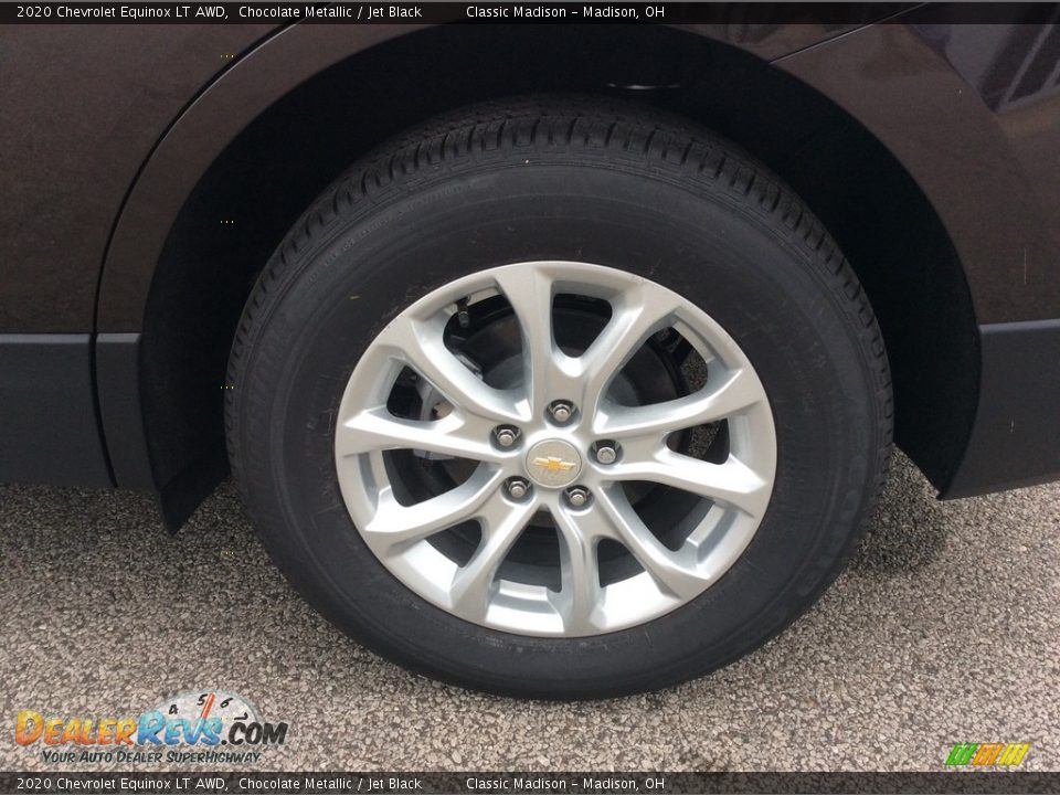 2020 Chevrolet Equinox LT AWD Chocolate Metallic / Jet Black Photo #9