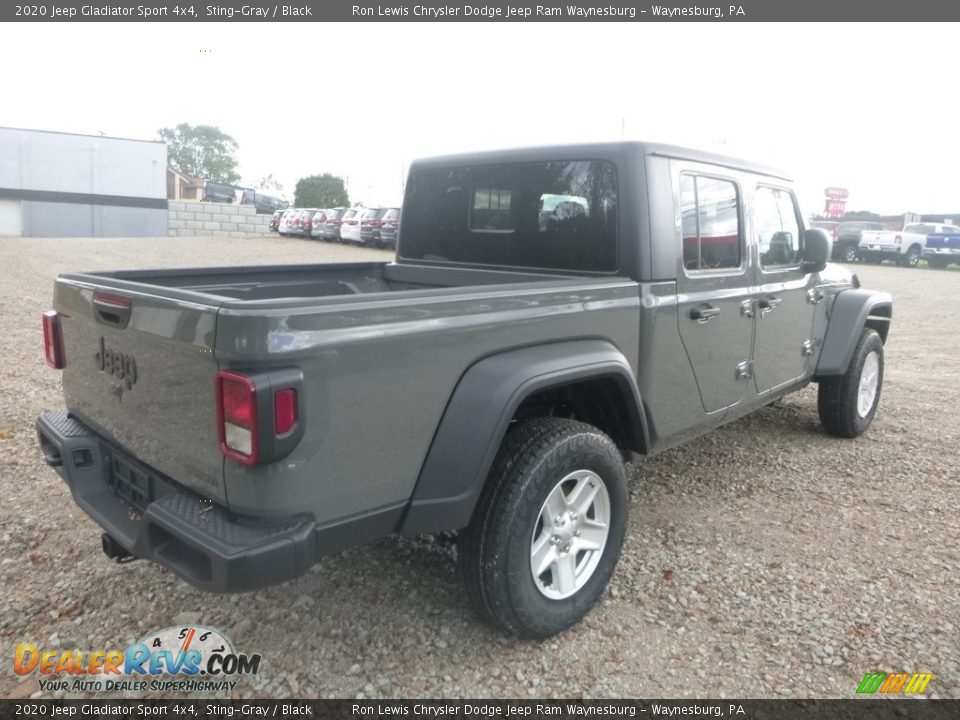 2020 Jeep Gladiator Sport 4x4 Sting-Gray / Black Photo #5