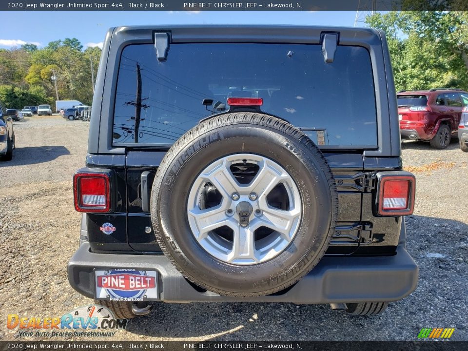 2020 Jeep Wrangler Unlimited Sport 4x4 Black / Black Photo #5
