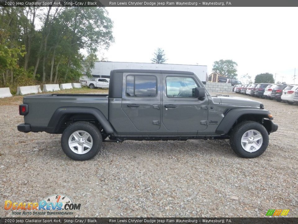 2020 Jeep Gladiator Sport 4x4 Sting-Gray / Black Photo #6