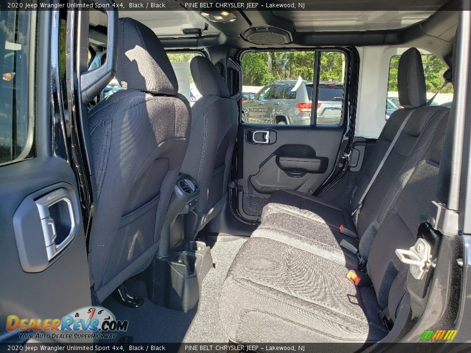 2020 Jeep Wrangler Unlimited Sport 4x4 Black / Black Photo #6