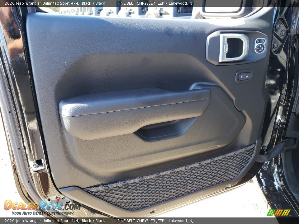 2020 Jeep Wrangler Unlimited Sport 4x4 Black / Black Photo #7