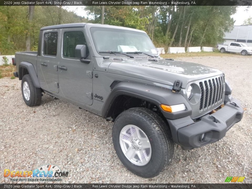 2020 Jeep Gladiator Sport 4x4 Sting-Gray / Black Photo #7