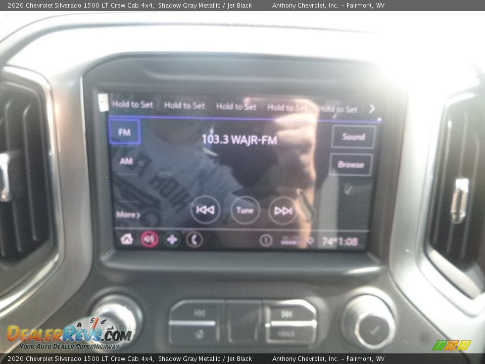 2020 Chevrolet Silverado 1500 LT Crew Cab 4x4 Shadow Gray Metallic / Jet Black Photo #14