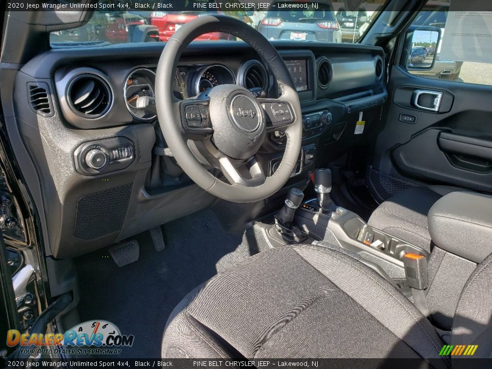 2020 Jeep Wrangler Unlimited Sport 4x4 Black / Black Photo #8