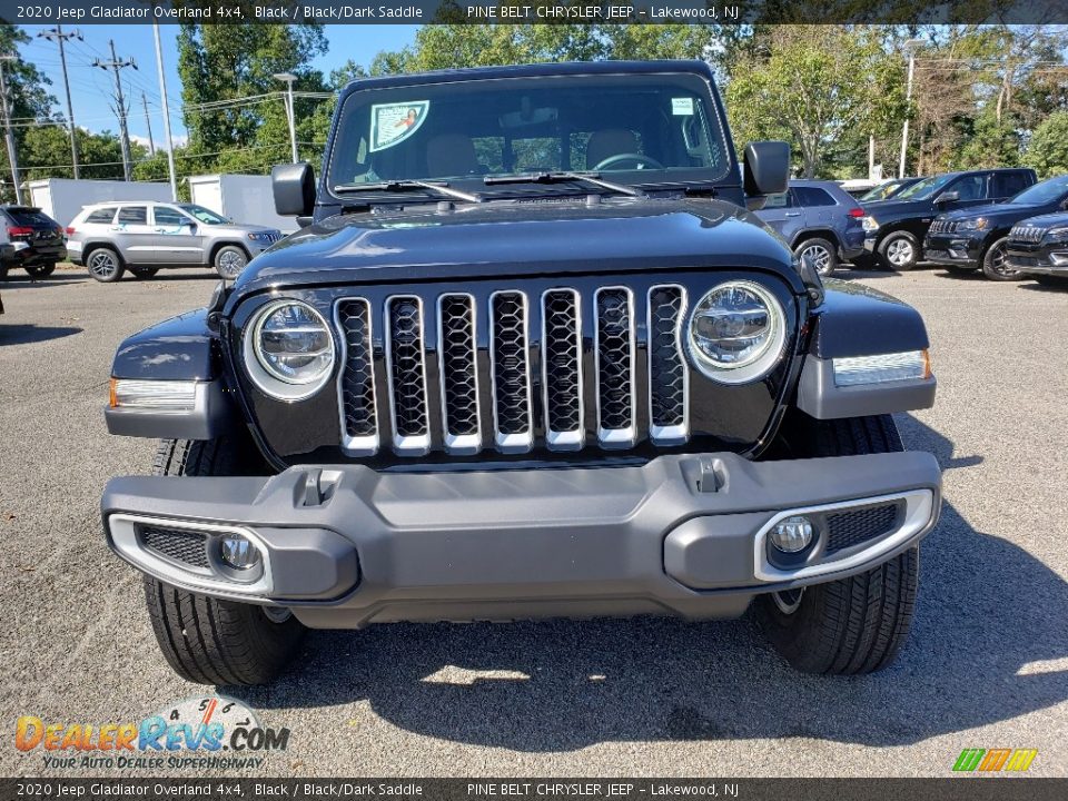 2020 Jeep Gladiator Overland 4x4 Black / Black/Dark Saddle Photo #2